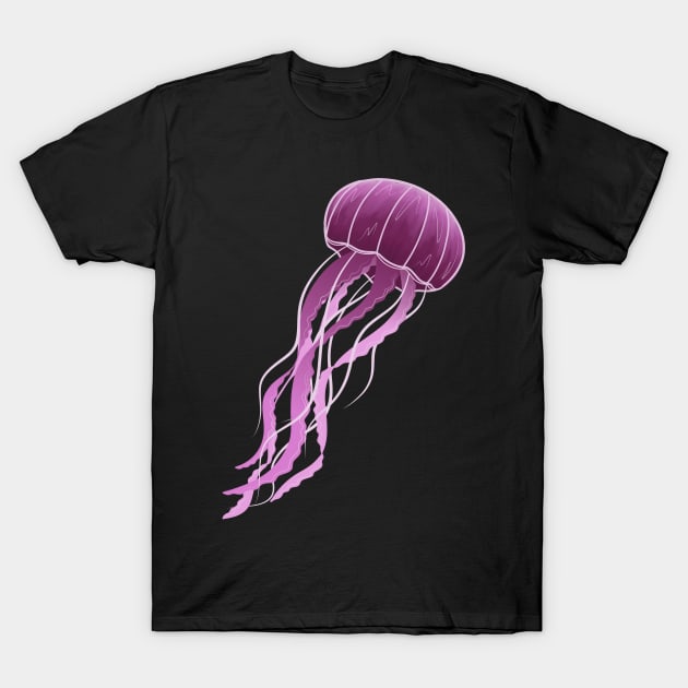 Pink Jellyfish T-Shirt by Pastel.Punkk